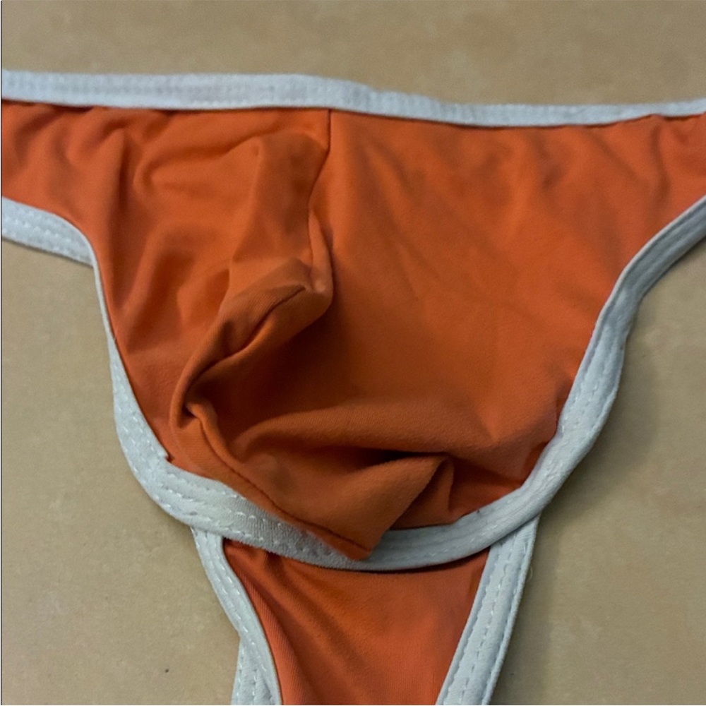 Tulio Men's power thong Orange - Picture 3 of 7